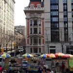 Vendors in front of the MET on Fifth Ave.